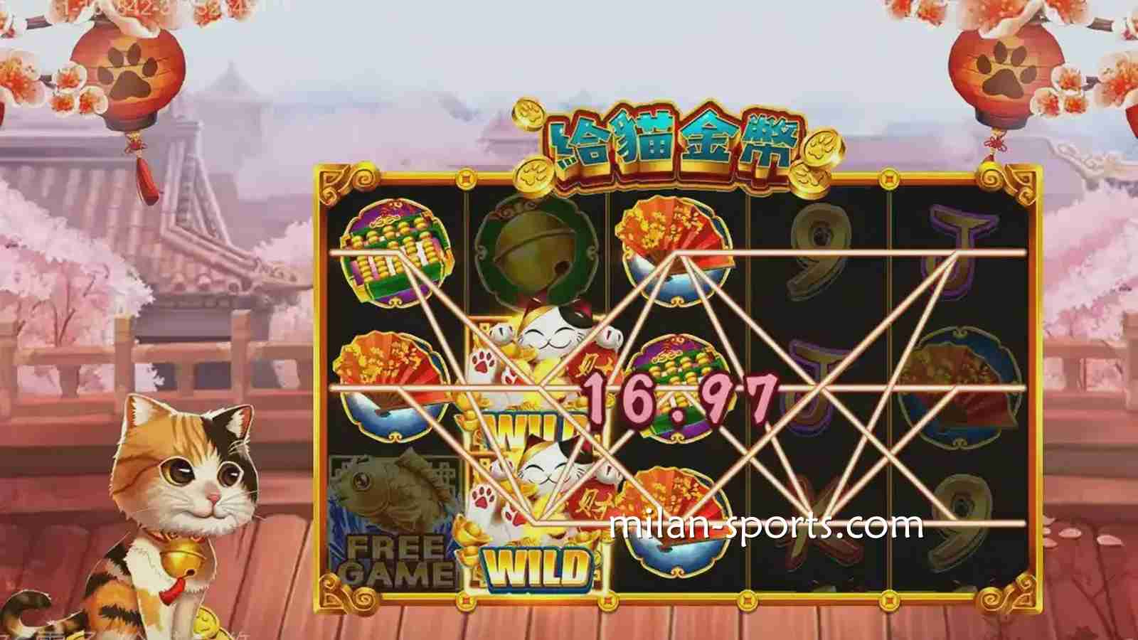 《给猫金币》游戏充满卡通风格与日系元素，在王者体育极易上手